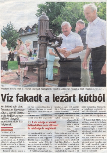2009.07.27 - Kisalföld - Kútavatás