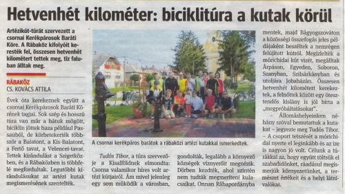 2009.09.22 - Kisalföld - Biciklitúra a kutak körül