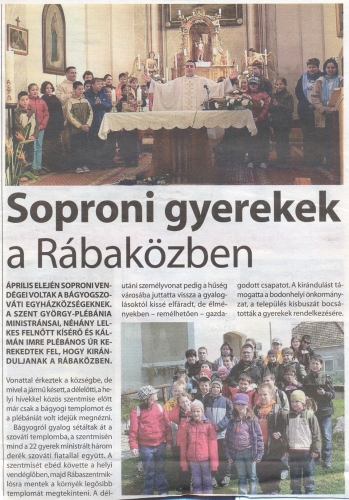 2010.04.14 - Rábaközpress - Soproni gyerekek B.szováton