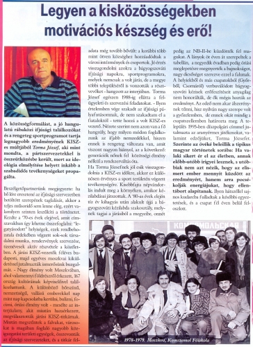 2010.10.27 - Rábaközi Magazin - Interjú Torma Józseffel (1)
