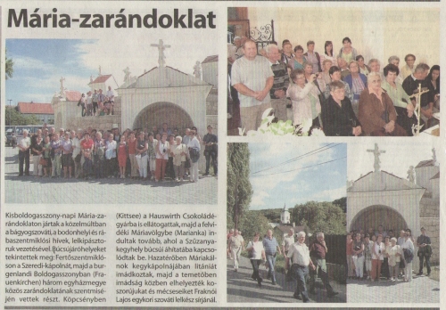 2012.09.19- Mária-zarándoklat