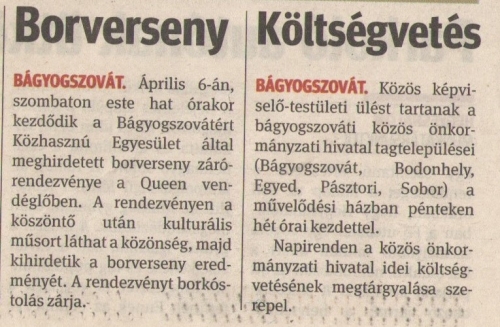 2013.04.04- Bágyogszováti borverseny