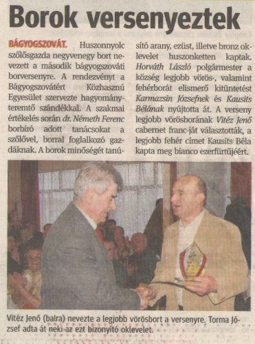 2013.04.10- Borok versenyeztek