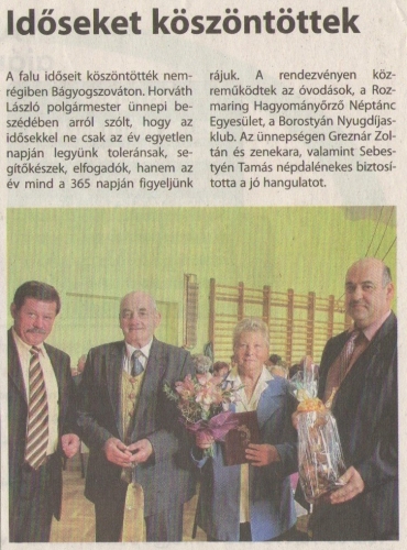 2014.10.29- A falu időseit köszöntötték