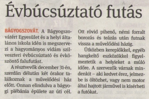 2014.12.30- Évbucsúztató futás