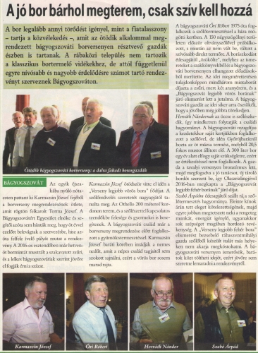 2016.04.22- Bágyogszováti borverseny