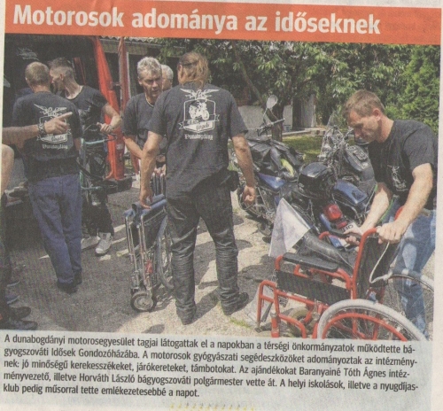 2016.06.08- Motorosok adományoztak az időseknek (1.)