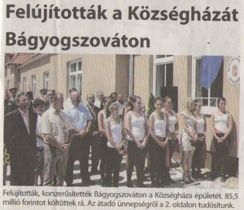2016.06.20- A felújított községháza (1.)