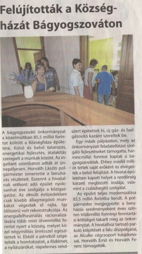2016.06.20- A felújított községháza (2.)
